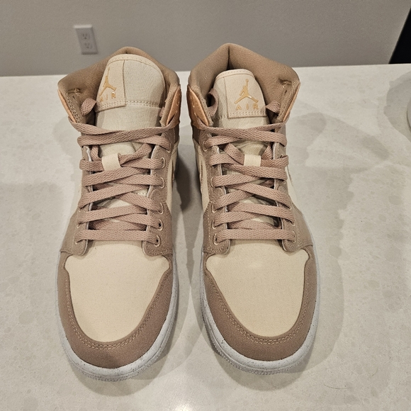 Nike Women's Sneakers - Cream and Tan - Picture 1 of 8
